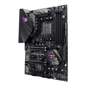 ASUS ROG Strix B450-F Gaming Motherboard (ATX) AMD Ryzen 2 AM4 DDR4 DP HDMI M.2 USB 3.1 Gen2 B450