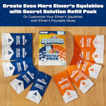 Elmer's Squishies Kids’ DIY Activity Kit for Creative Play