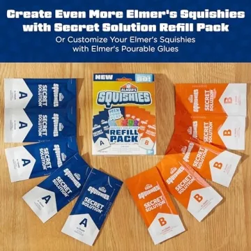 Elmer's Squishies Kids’ DIY Activity Kit for Creative Play