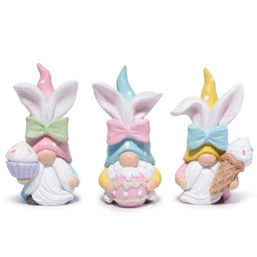 Hodao Easter Bunny Gnomes Decorations Spring Spring Table Centerpiece Gifts Set of 3 Nordic Swedish ...