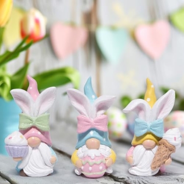 Hodao Easter Bunny Gnomes for Spring Home Decor