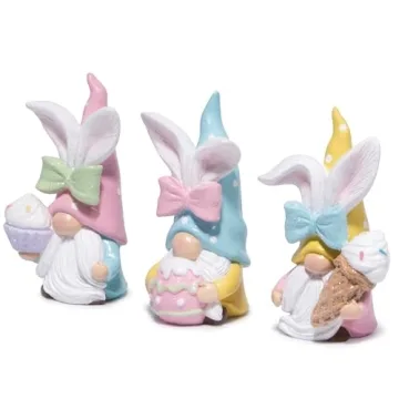 Hodao Easter Bunny Gnomes for Spring Home Decor