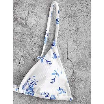 ZAFUL Floral Bikini Set for Stylish Summer Swimwear