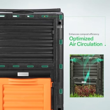 VIVOSUN Compost Bin 80 Gallon for Fast Fertilizer Creation