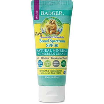 Badger Baby Sunscreen SPF 34 - Organic & Natural Protection