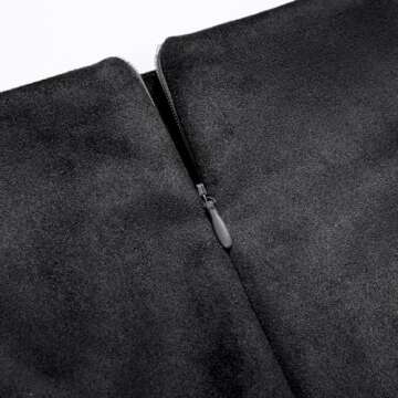 Shop IDEALSANXUN Suede Bodycon Midi Skirt for Fall