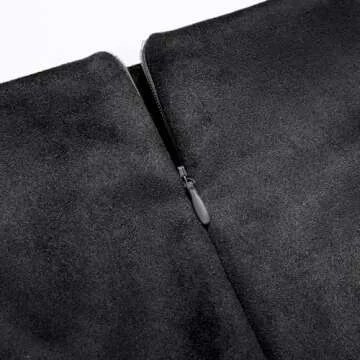 Shop IDEALSANXUN Suede Bodycon Midi Skirt for Fall