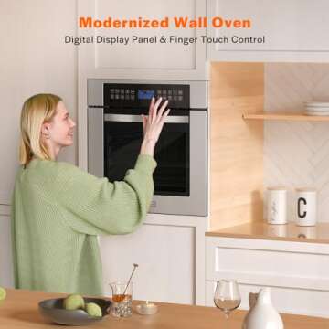 Empava 24" Electric Convection Single Wall Oven