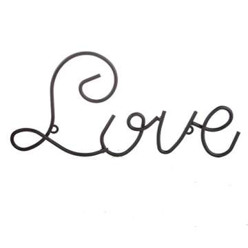 Super Z Outlet Live Love Laugh Metal Wall Art Set