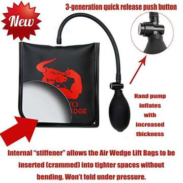 Enhanced Air Wedge Leveling Tool Kit 300 LB Rated