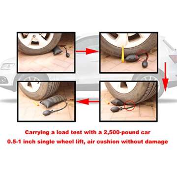 Enhanced Air Wedge Leveling Tool Kit 300 LB Rated