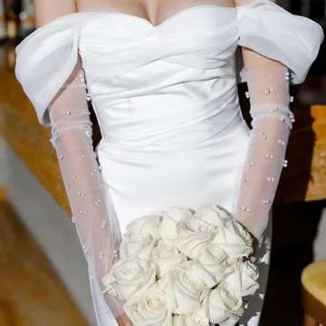 Stylish Fingerless Wedding Gloves for Brides and Events