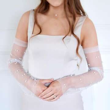 Stylish Fingerless Wedding Gloves for Brides and Events