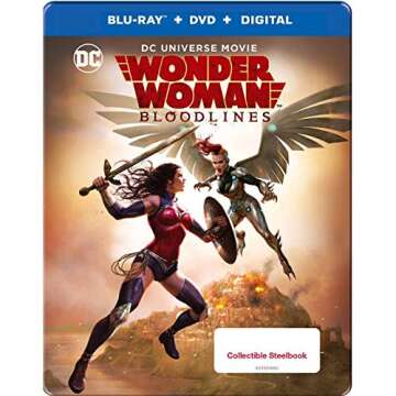 DCU: Wonder Woman: Bloodlines Exclusive Steelbook (Blu-Ray + DVD + Digital)