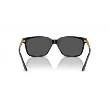 Versace Man Sunglasses Black Frame, Grey Lenses, 58MM