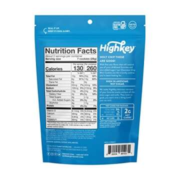 Sugar-Free HighKey Mini Cookies for Keto Lovers