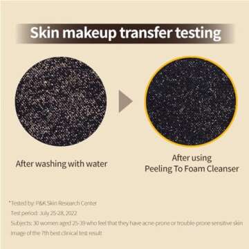 PRIMERA (PRMR Organience Peeling Foam- Korean Exfoliating Face Wash, 2 in 1 Facial Scrub for Polishing and Deep Cleansing, Daily Pore Cleaning, Sensitive Skin Friendly, Face Polish | 4.06 Fl Oz