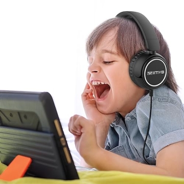 IMYB Kids Headphones Wired - Safe Volume, Comfortable Fit, Durable Design for Kids