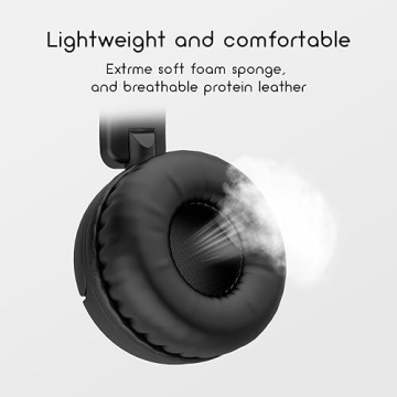 IMYB Kids Headphones Wired, Tangle-Free, Adjustable Design