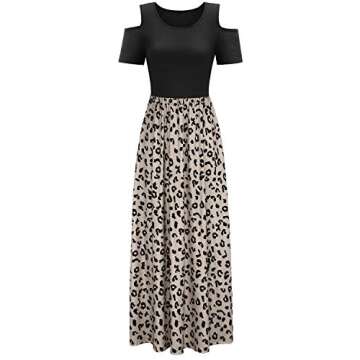 STYLEWORD Summer Floral Wedding Guest Maxi Dress - Comfortable & Chic Long Sundress