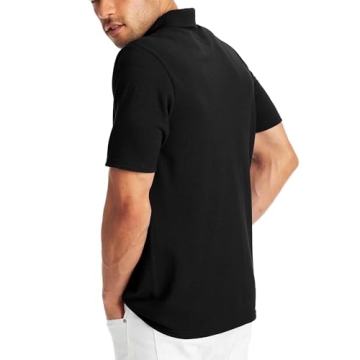 Hanes Men's X-Temp Short Sleeve Polo Shirt for Comfort