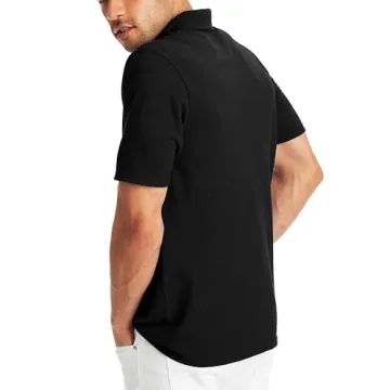 Hanes Men's X-Temp Short Sleeve Polo Shirt for Comfort