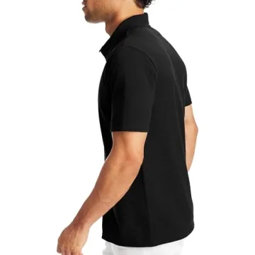 Hanes Men's X-Temp Short Sleeve Polo Shirt for Comfort