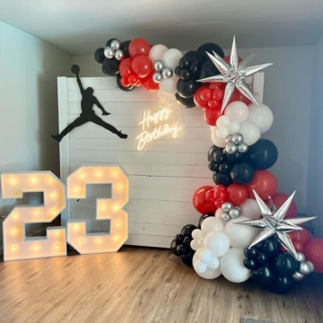 NISOCY 102PCS Black Latex Balloons for All Celebrations