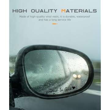 SCUARI Trust in God Car Stickers - Durable & Stylish Decals