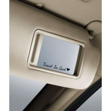 SCUARI Trust in God Car Stickers - Durable & Stylish Decals