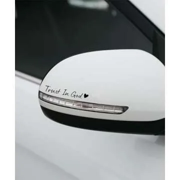 SCUARI Trust in God Car Stickers - Durable & Stylish Decals