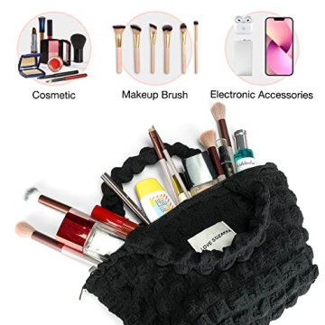 Noozion Makeup Bag - Chic Organizer for Women and Girls