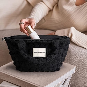 Noozion Makeup Bag - Chic Organizer for Women and Girls