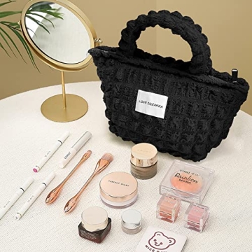 Noozion Makeup Bag - Chic Organizer for Women and Girls