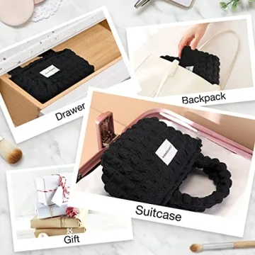 Noozion Makeup Bag - Chic Organizer for Women and Girls