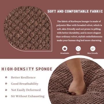 Versatile Upholstered Human Dog Bed & Sofa Chair