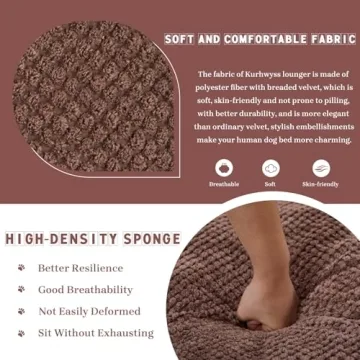 Versatile Upholstered Human Dog Bed & Sofa Chair