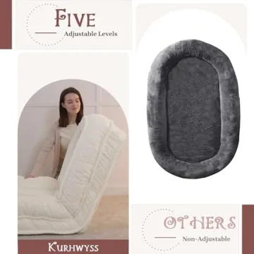 Versatile Upholstered Human Dog Bed & Sofa Chair