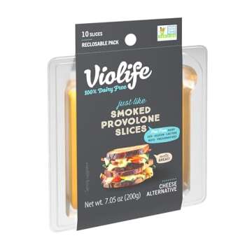 Violife Just Like Smoked Provolone Slices 7.05 oz Vegan Cheese Alternative