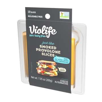 Violife Just Like Smoked Provolone Slices 7.05 oz Vegan Cheese Alternative