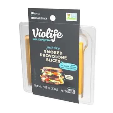 Violife Just Like Smoked Provolone Slices 7.05 oz Vegan Cheese Alternative