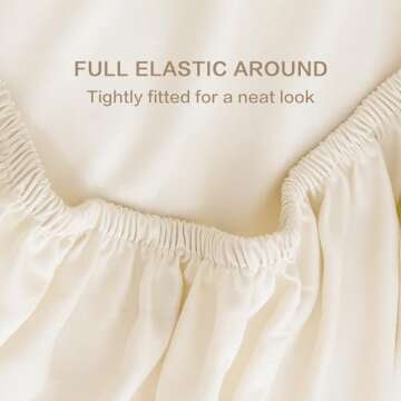 Andency Cooling Bamboo California King Sheet Set - Silky Soft