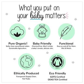 Lamaze Organic Baby Boys' Pure Cotton Jogger Pants