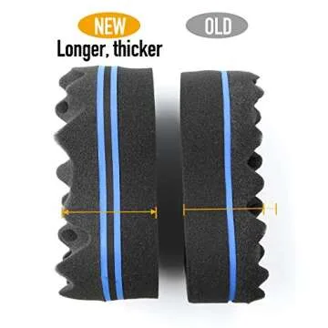 RioRand Hair Sponge Magic Barber Twist Curl Brush for All Styles