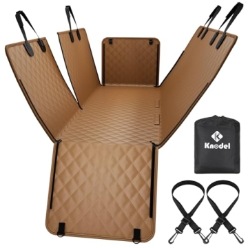 K KNODEL Dog Seat Cover, Waterproof Car Seat Cover for Pets, Pet Seat Cover Dog Hammock, Heavy Duty ...