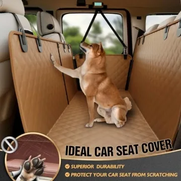 K KNODEL Heavy Duty Waterproof Dog Car Seat Cover