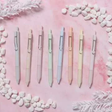 BLIEVE Pastel Gel Pens for Aesthetic Note Taking Supplies