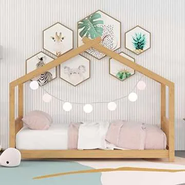 Harper & Bright Twin House Bed: Safe & Stylish Kids Bed