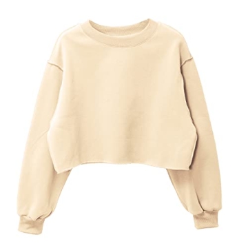 Amazhiyu Cropped Sweatshirt for Women - Stylish and Cozy
