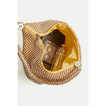 BABEYOND Rhinestone Clutch Evening Bag for Weddings and Parties